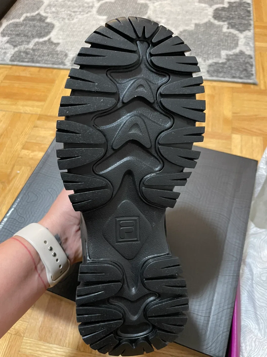 Fila Explore Black Hiking Boots - Brand New! image indicator(3)