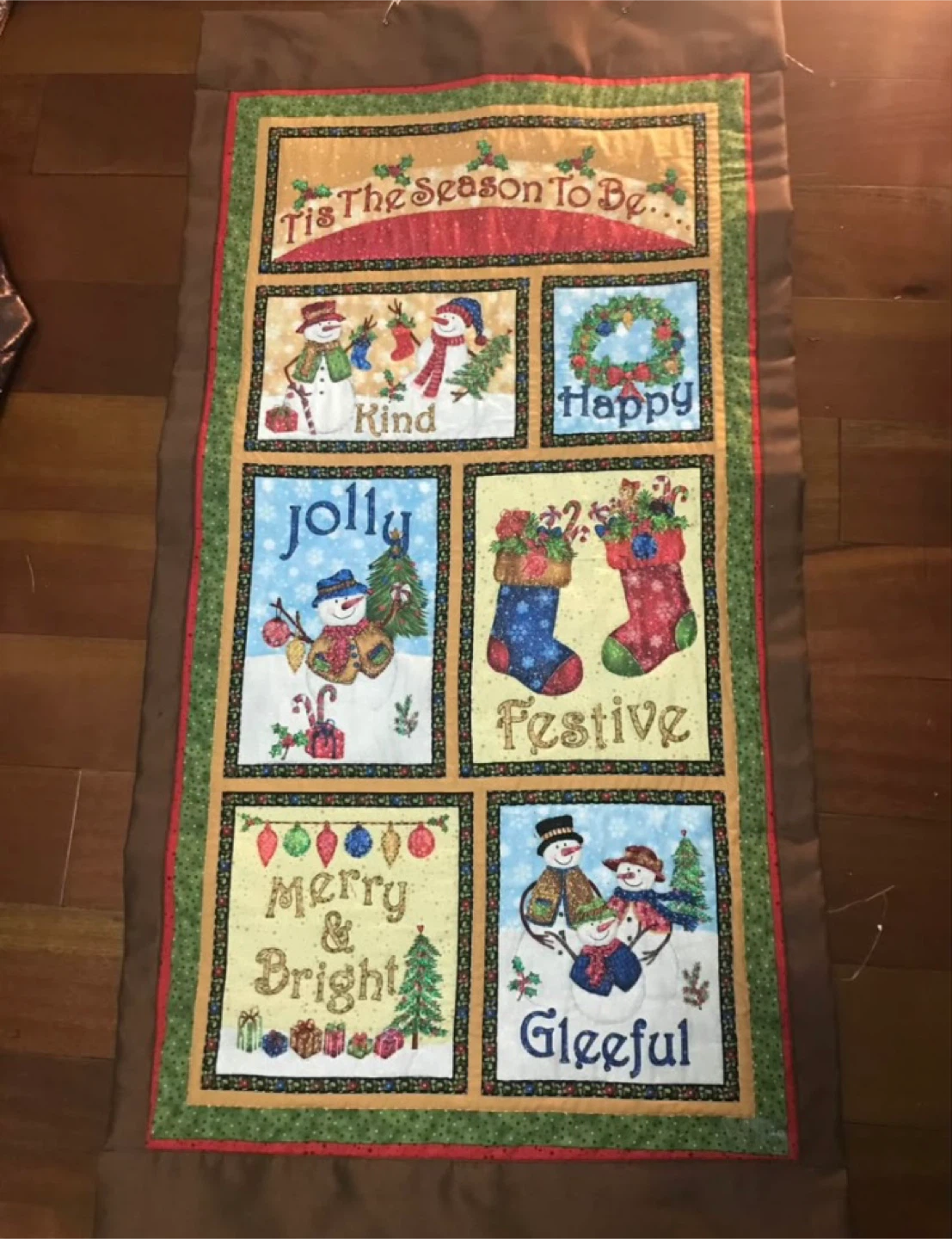 Christmas Wall Hanging Tis the season to Be