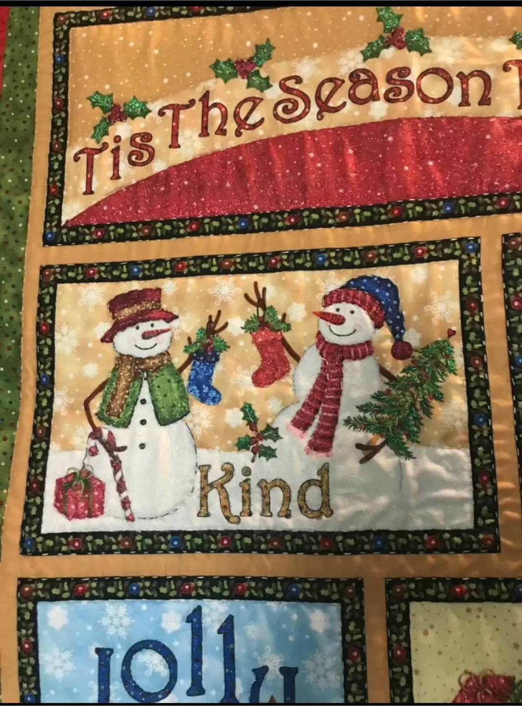 Christmas Wall Hanging Tis the season to Be image indicator(3)