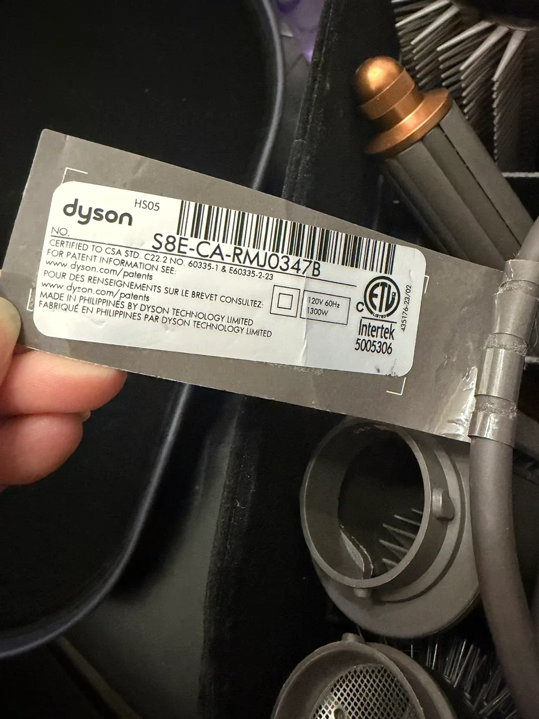 Dyson Airwrap HS01 Prussian Blue Copper with Attachments image indicator(4)