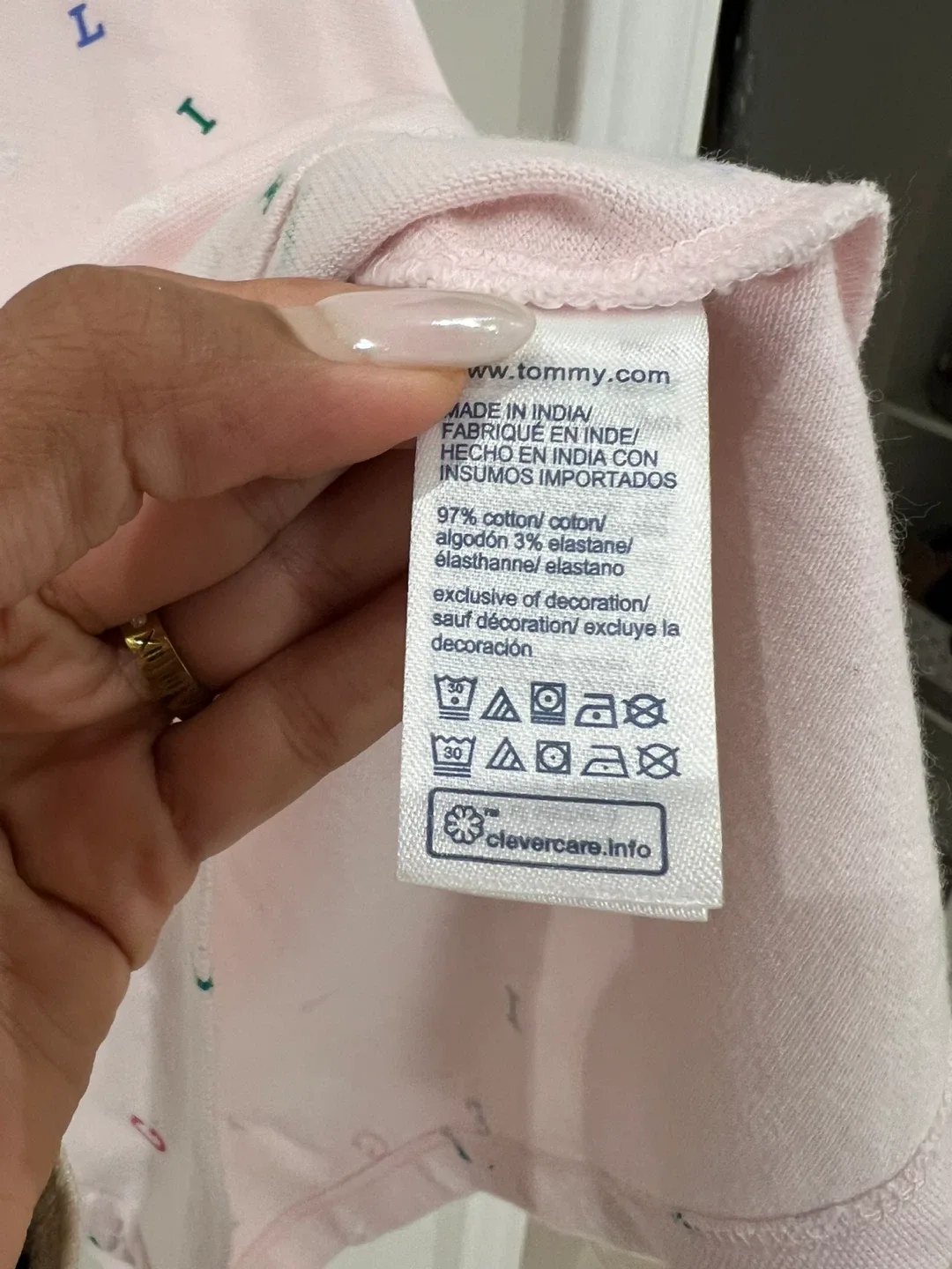 Tommy Hilfiger Pink Polo Dress 4-5 yrs image indicator(3)