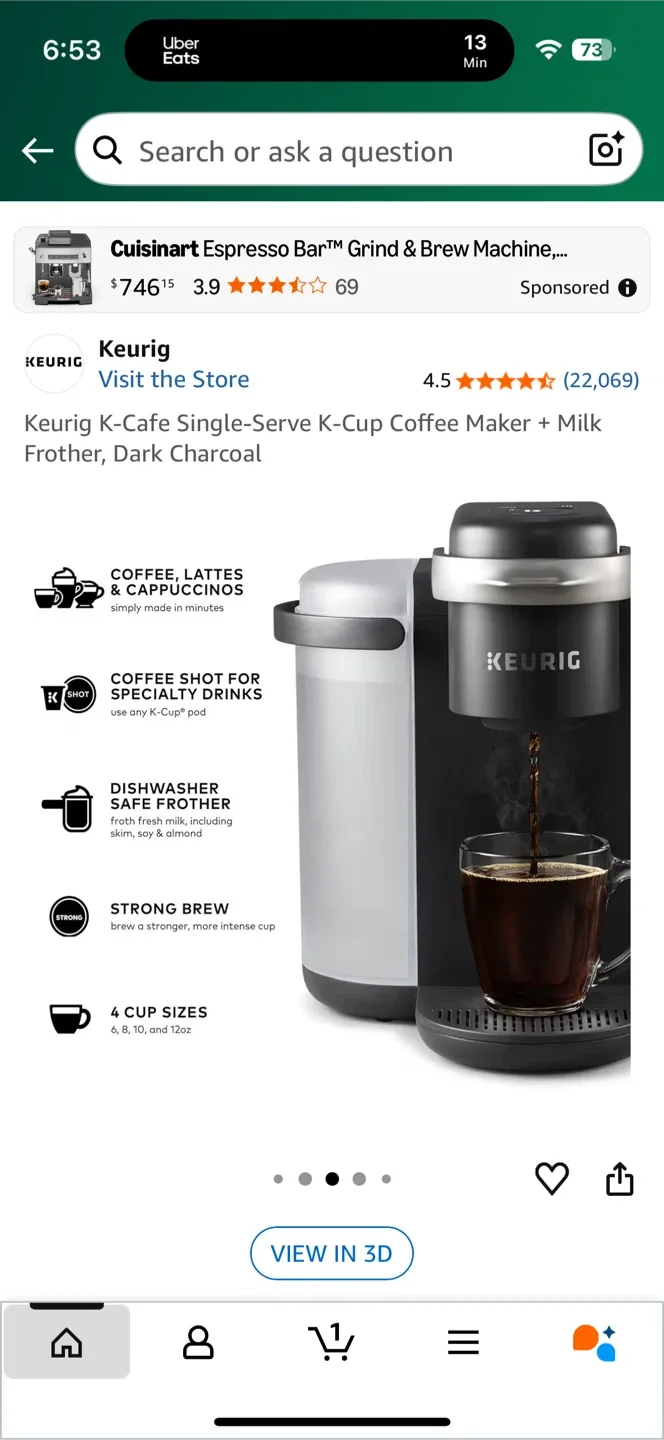 Keurig K-Cafe Coffee Maker image indicator(3)