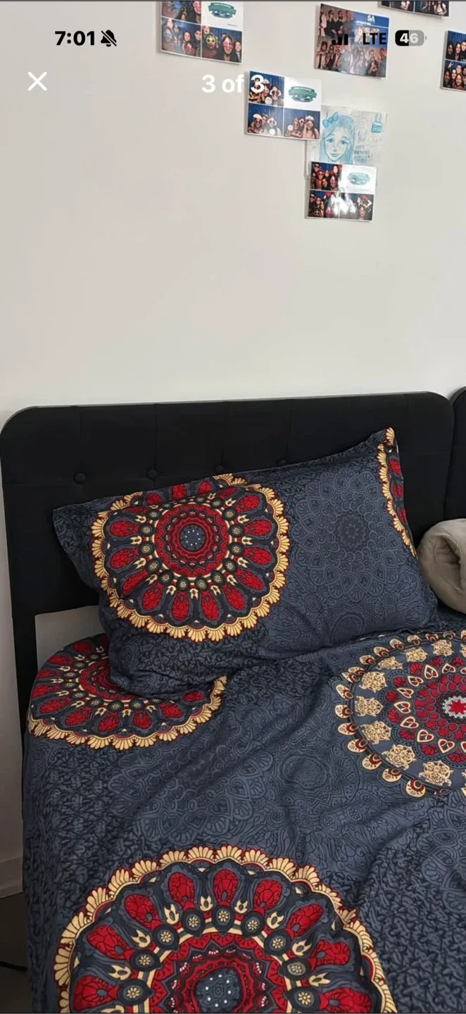 Sturdy Single Bed Frame with Headboard – Excellent Condition!