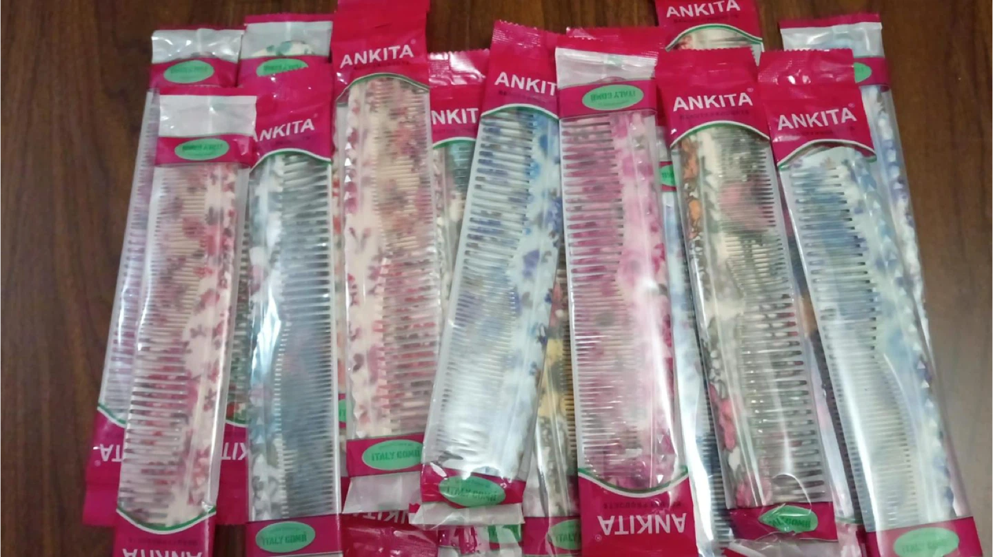 6pc Hair Combs