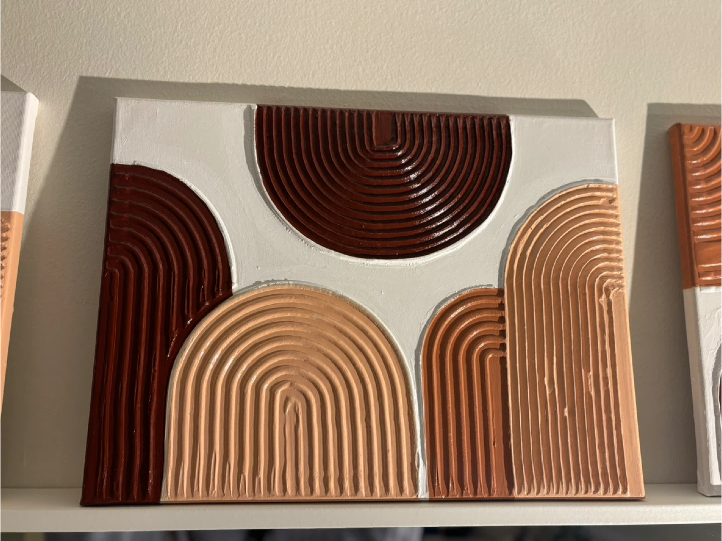 Textured Arch Wall Art plaster decor - photo 3