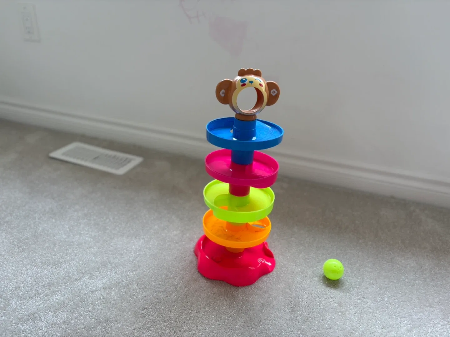 Kids' Ball Drop Tower & Shape Sorter Toy Set image indicator(2)