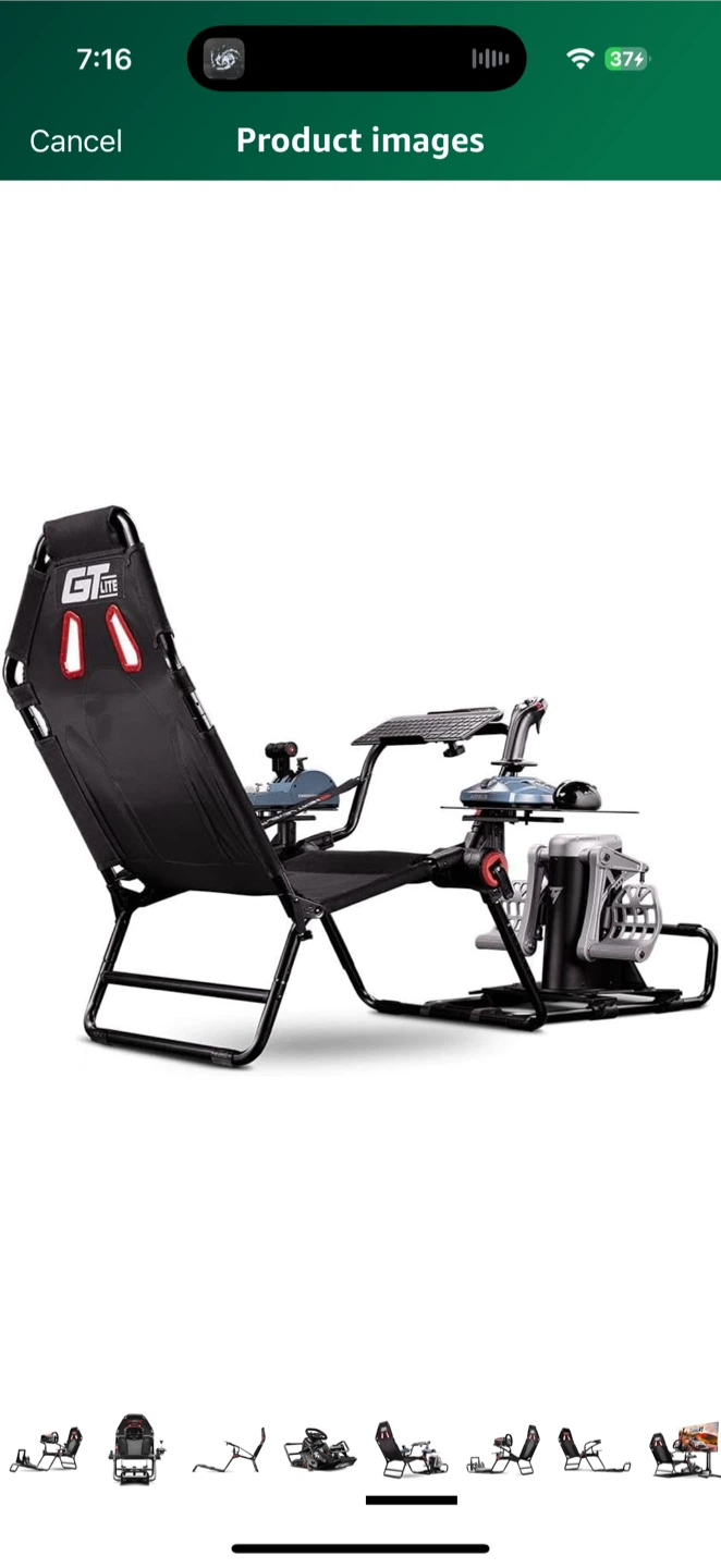 Next Level Racing GT Lite Foldable Simulator Cockpit