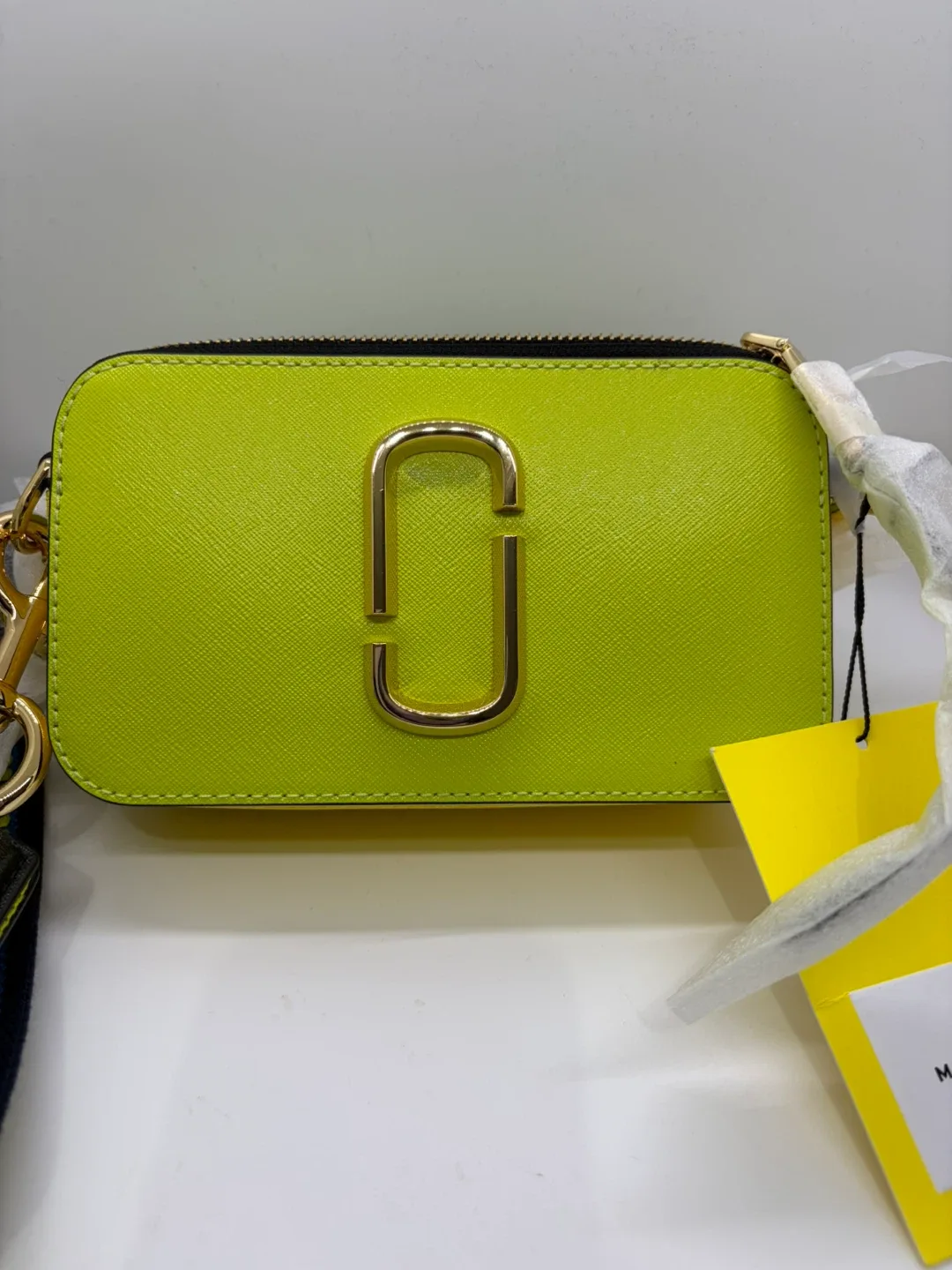 New Marc Jacobs Snapshot Crossbody Bag - Lime