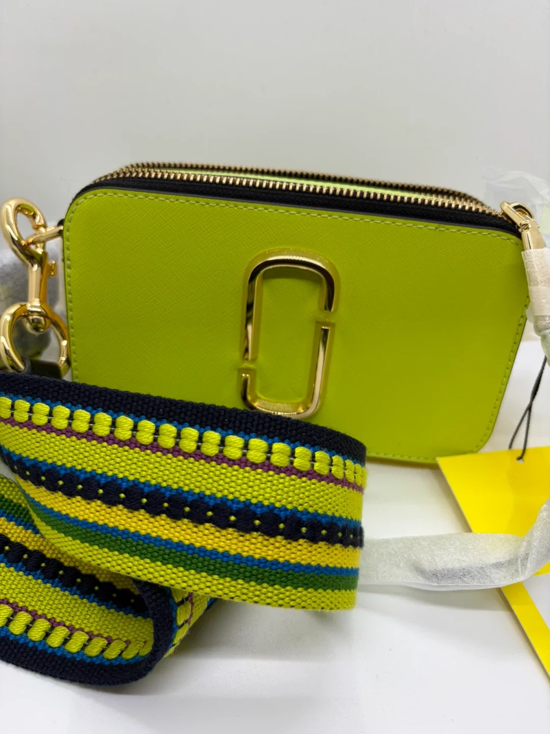 New Marc Jacobs Snapshot Crossbody Bag - Lime image indicator(2)