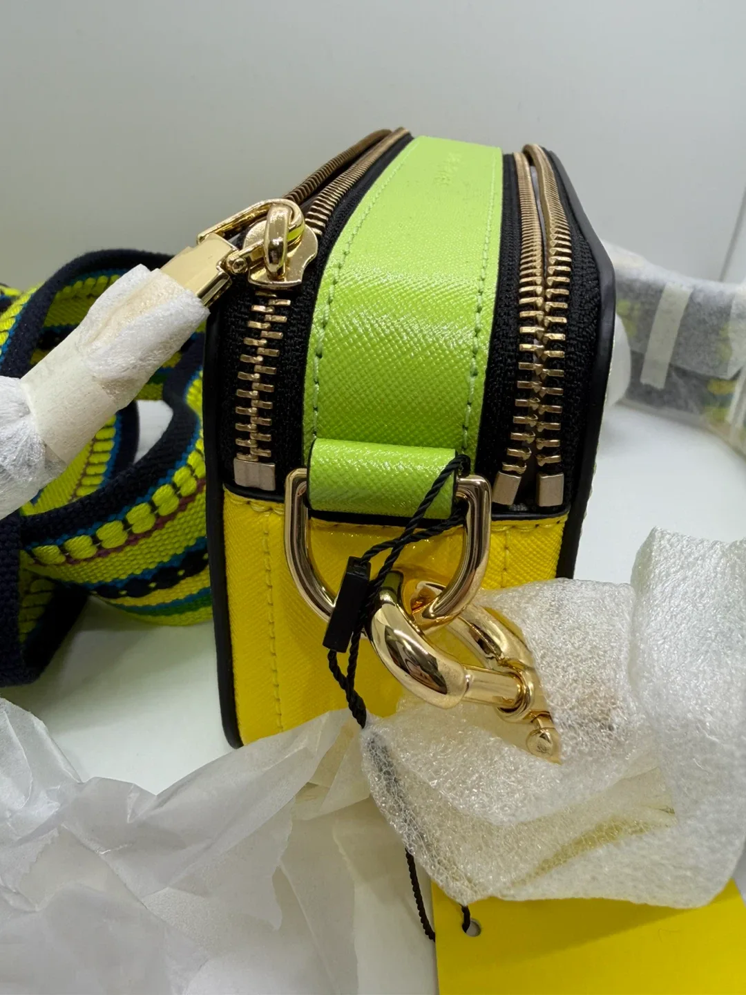 New Marc Jacobs Snapshot Crossbody Bag - Lime image indicator(3)