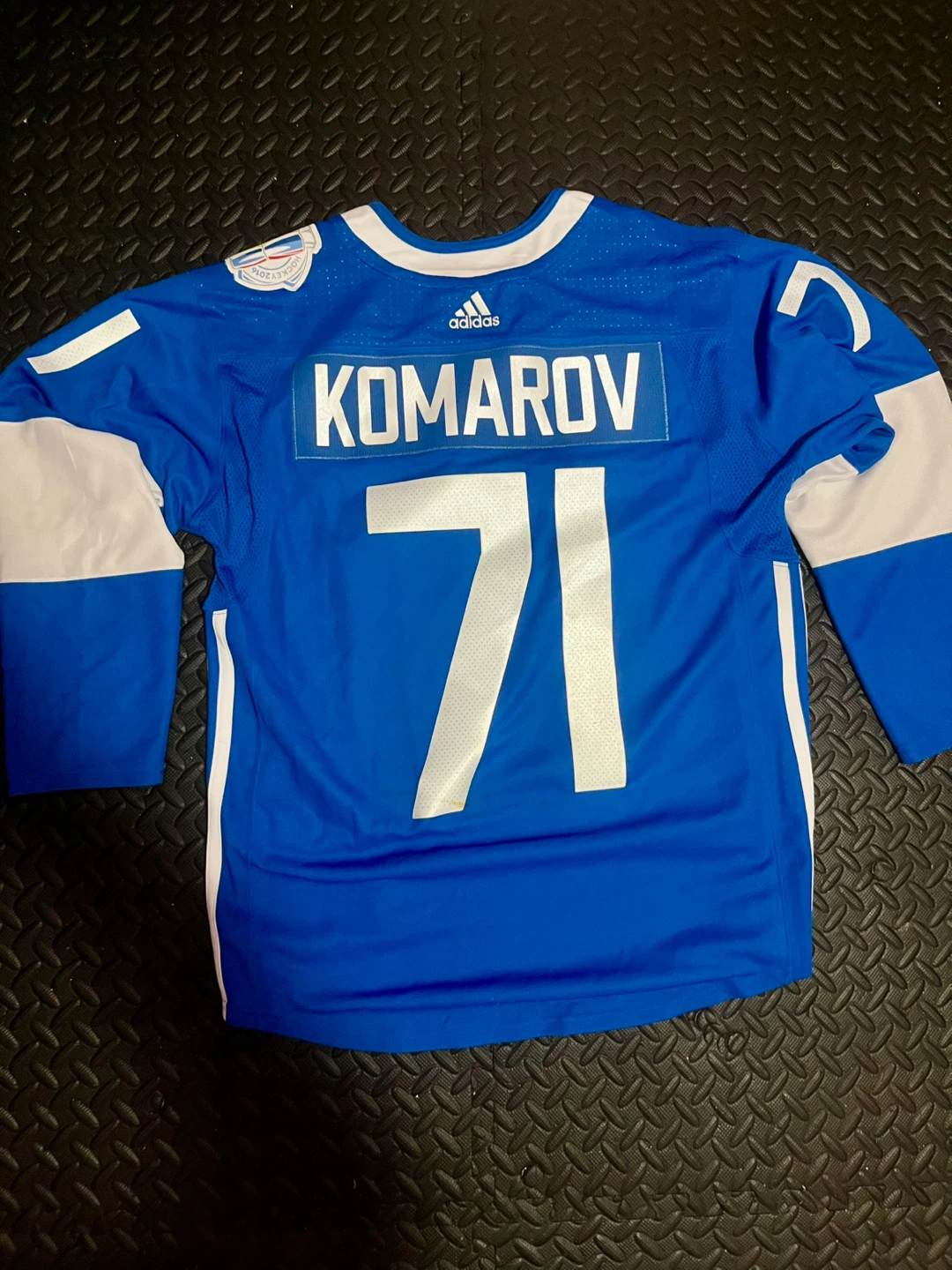 Adidas Leo Komarov #71 Finland WCH Hockey Jersey - Size S