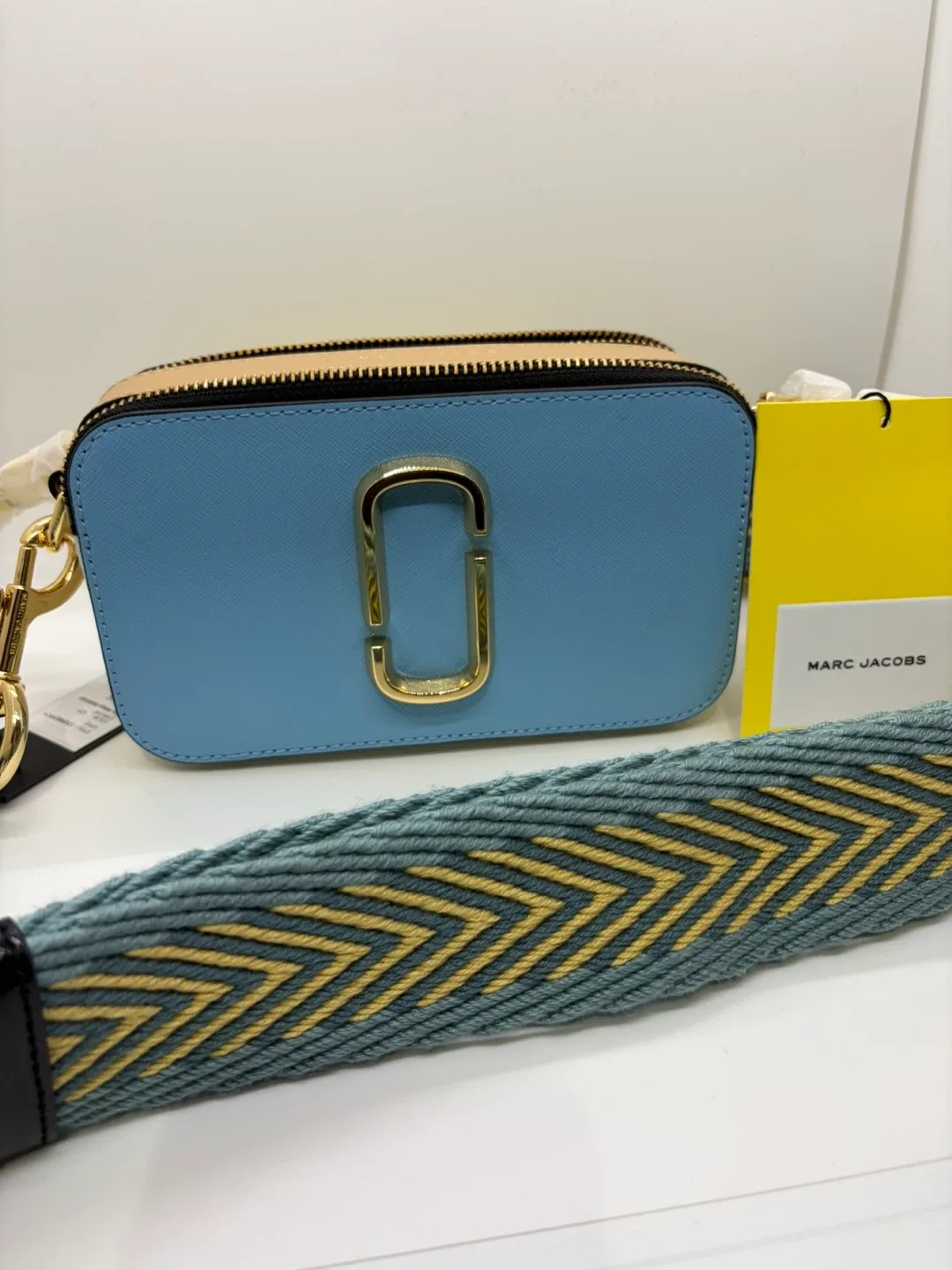 Marc Jacobs Snapshot Bag - Blue/Multi/Gold