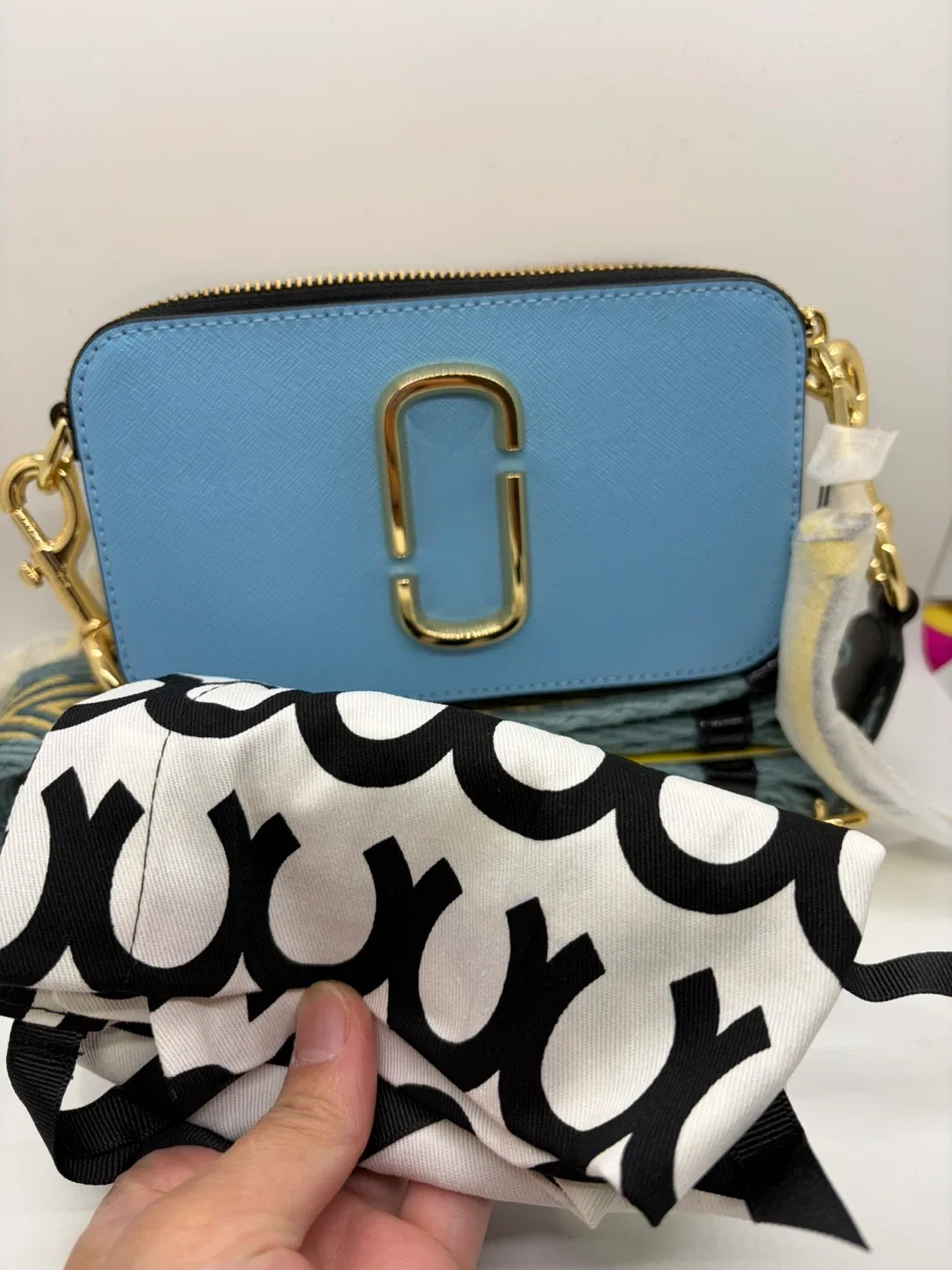 Marc Jacobs Snapshot Bag - Blue/Multi/Gold image indicator(5)