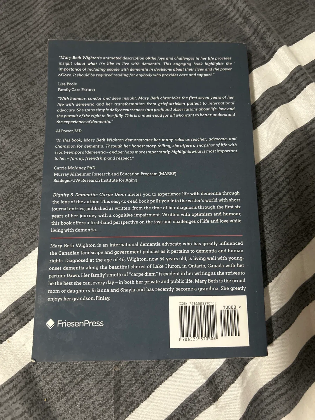 Dignity & Dementia: Carpe Diem by Mary Beth Wighton image indicator(2)