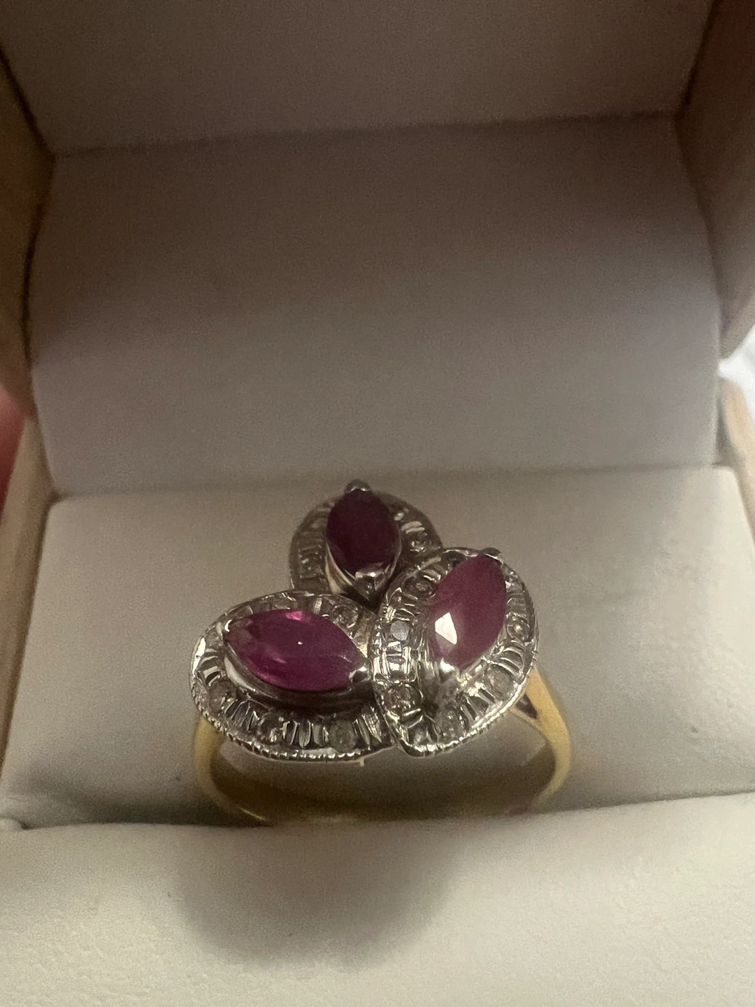 10 k Ruby and Diamond Ring w/ appraisal