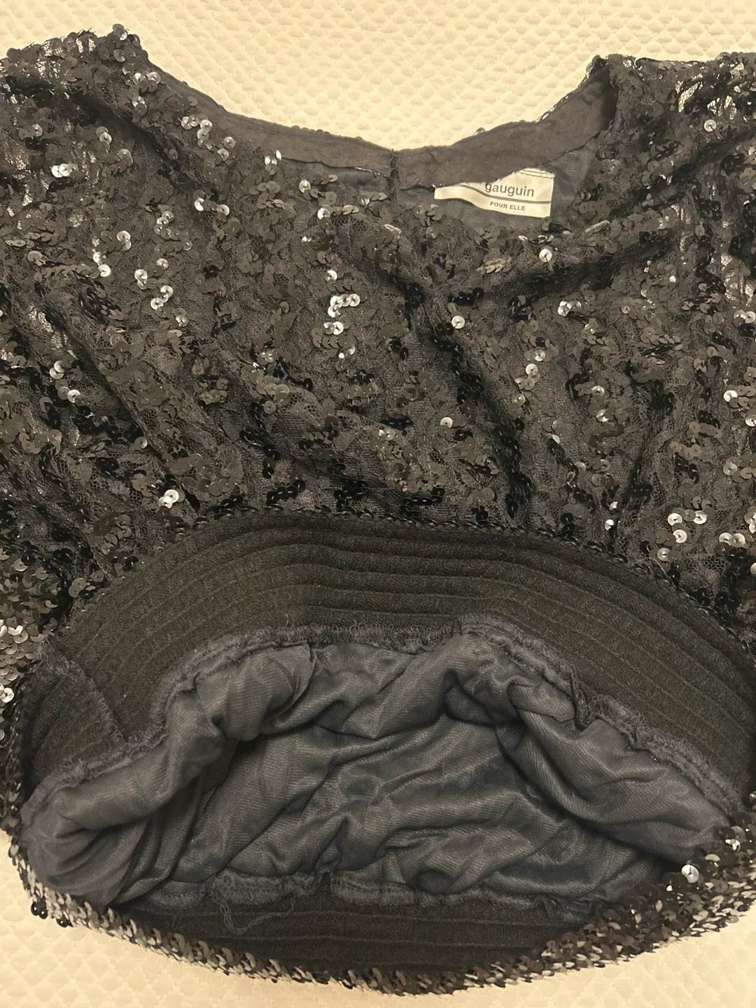 Gauguin Pour Elle Sequin Blouse - Black image indicator(4)