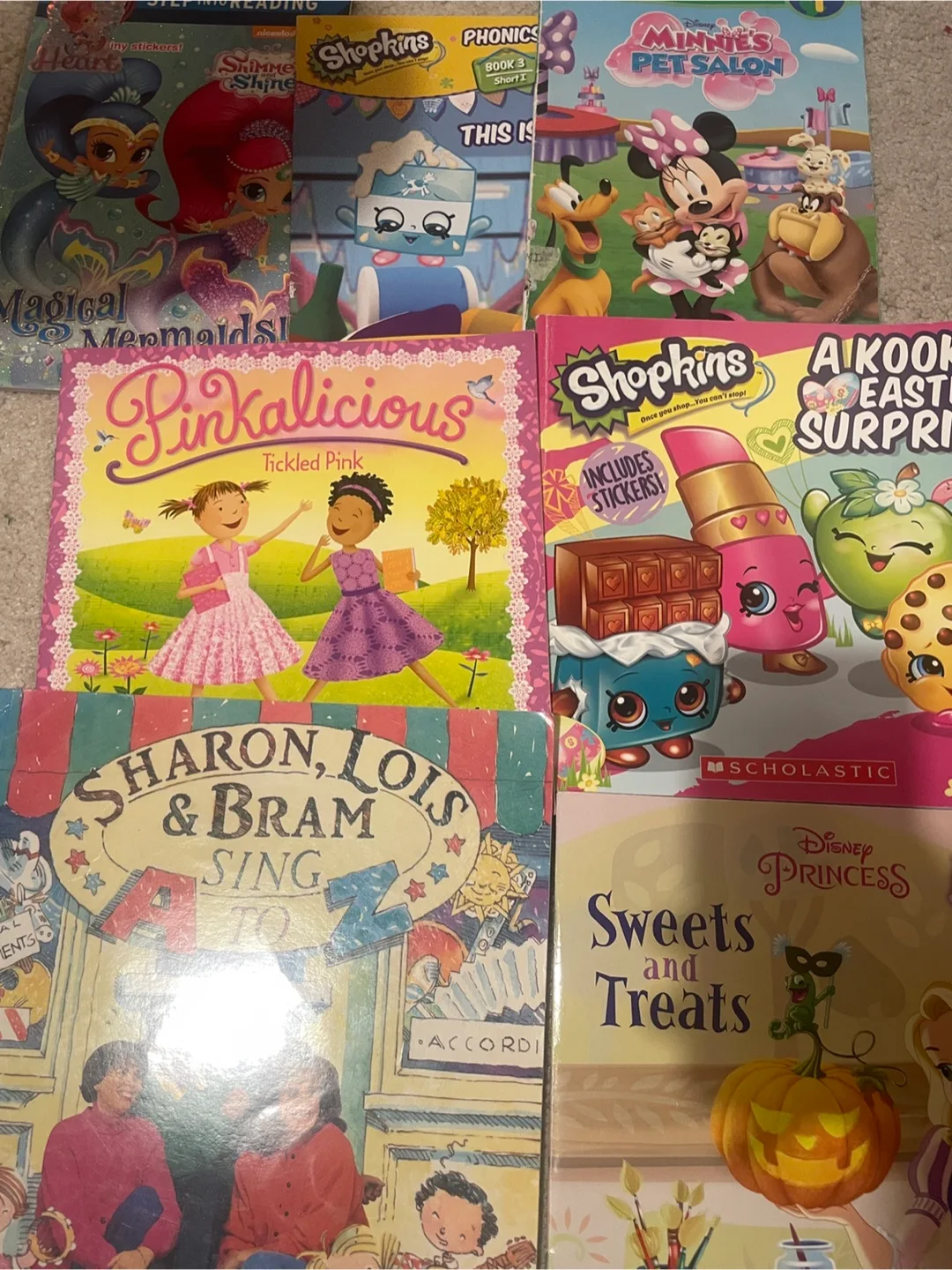 7 Kids' Books Bundle: Shimmer, Shopkins, Disney Princess & More! image indicator(2)