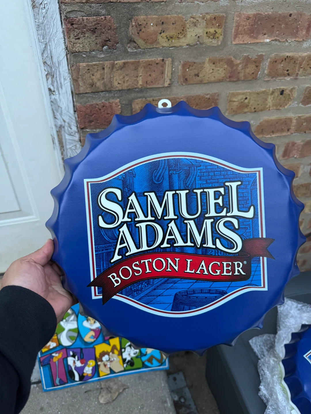 Miller Lite, White Claw, Samuel Adams Bottle Cap Signs - photo 3