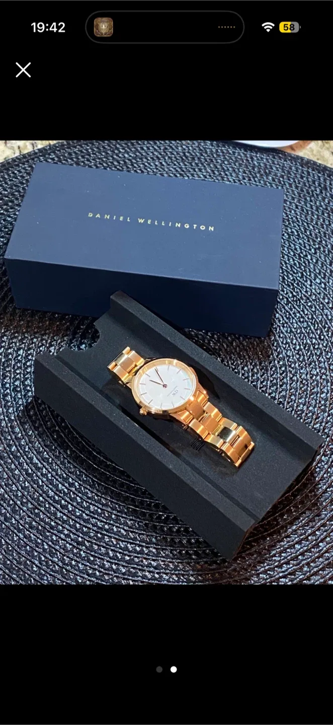 Daniel Wellington Iconic Link Rose Gold 40mm Watch image indicator(2)