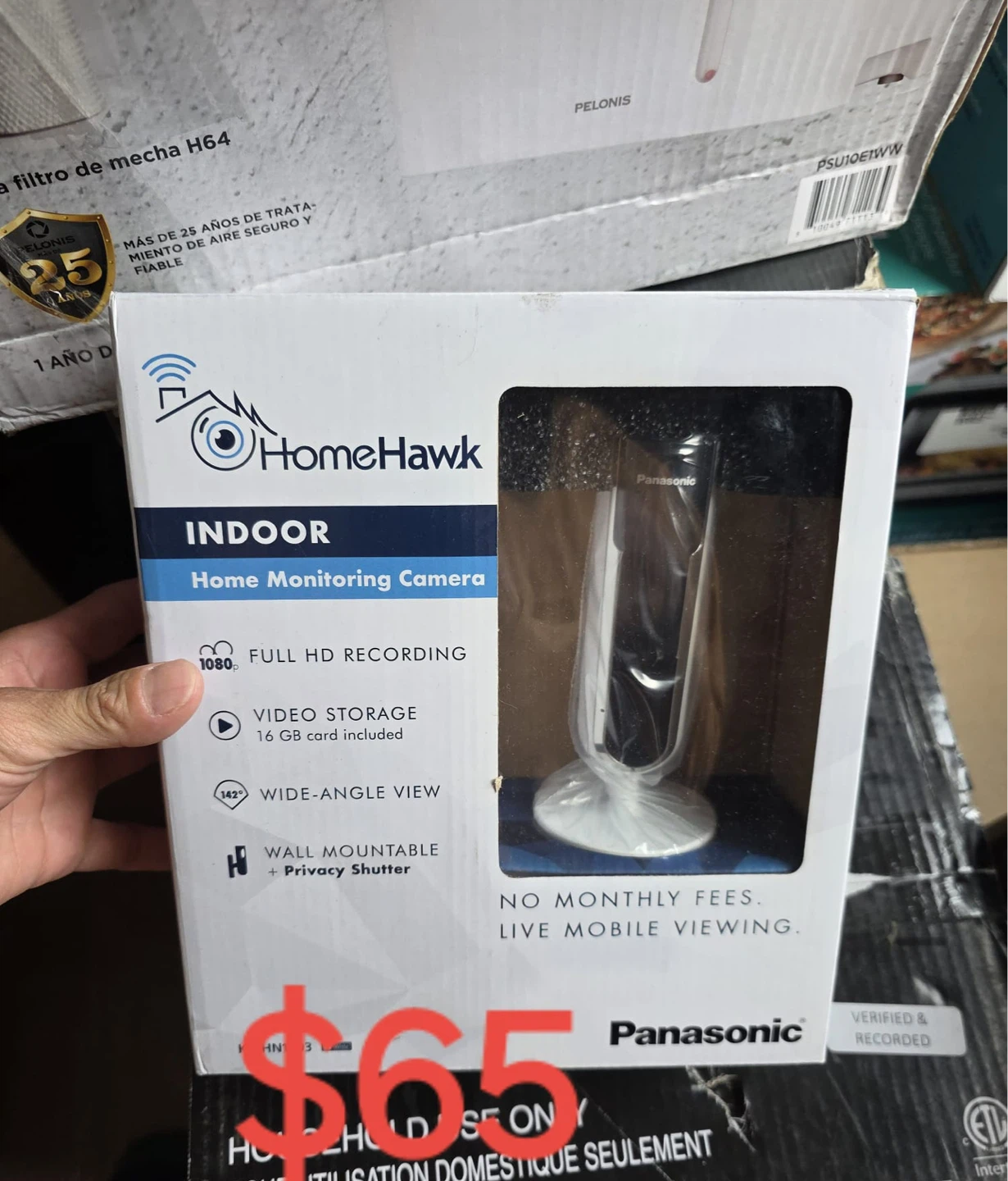 Panasonic HomeHawk Indoor Home Monitoring Camera