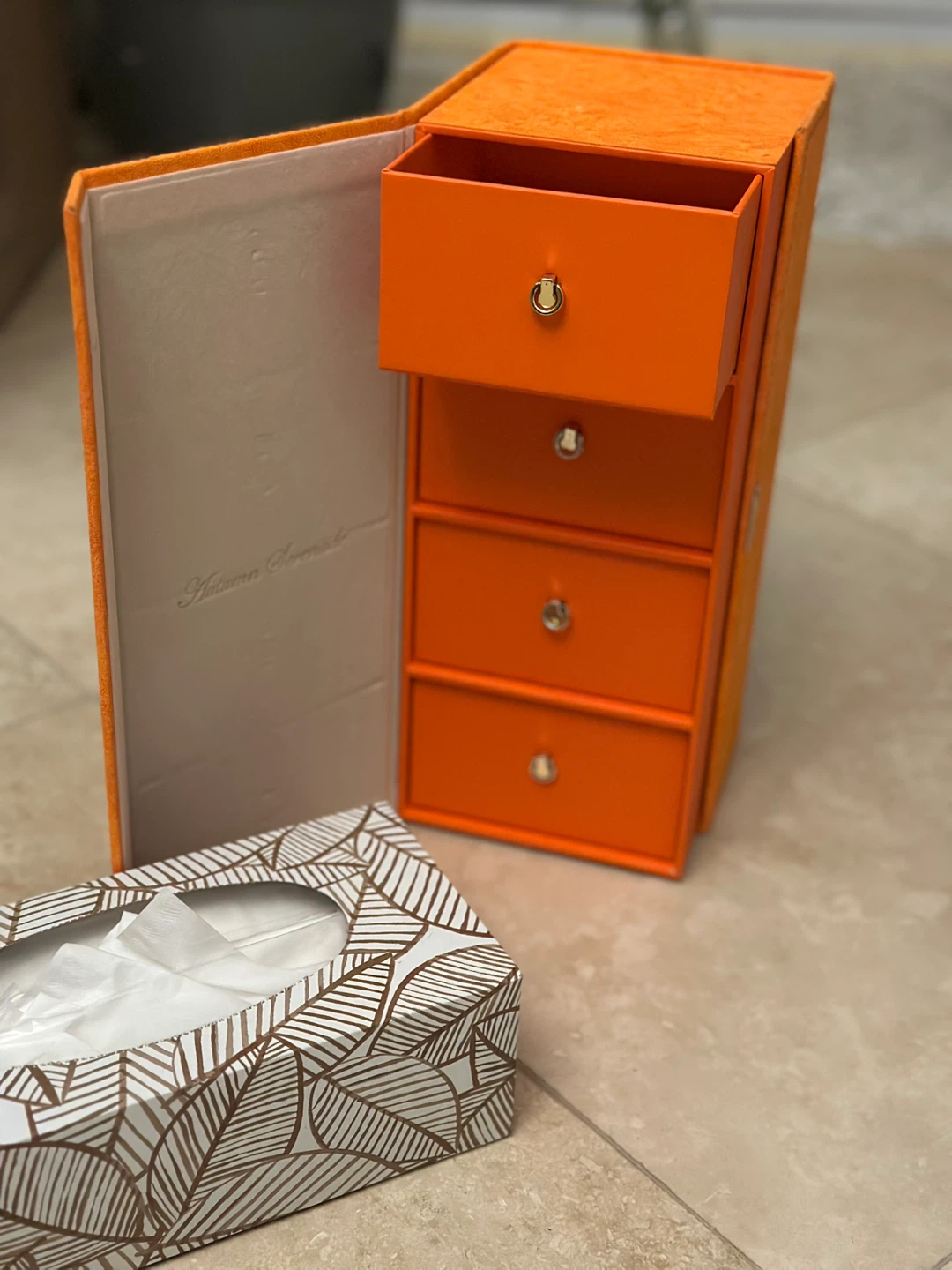 🥕Autumn Sonata Orange Jewellery Box - photo 3