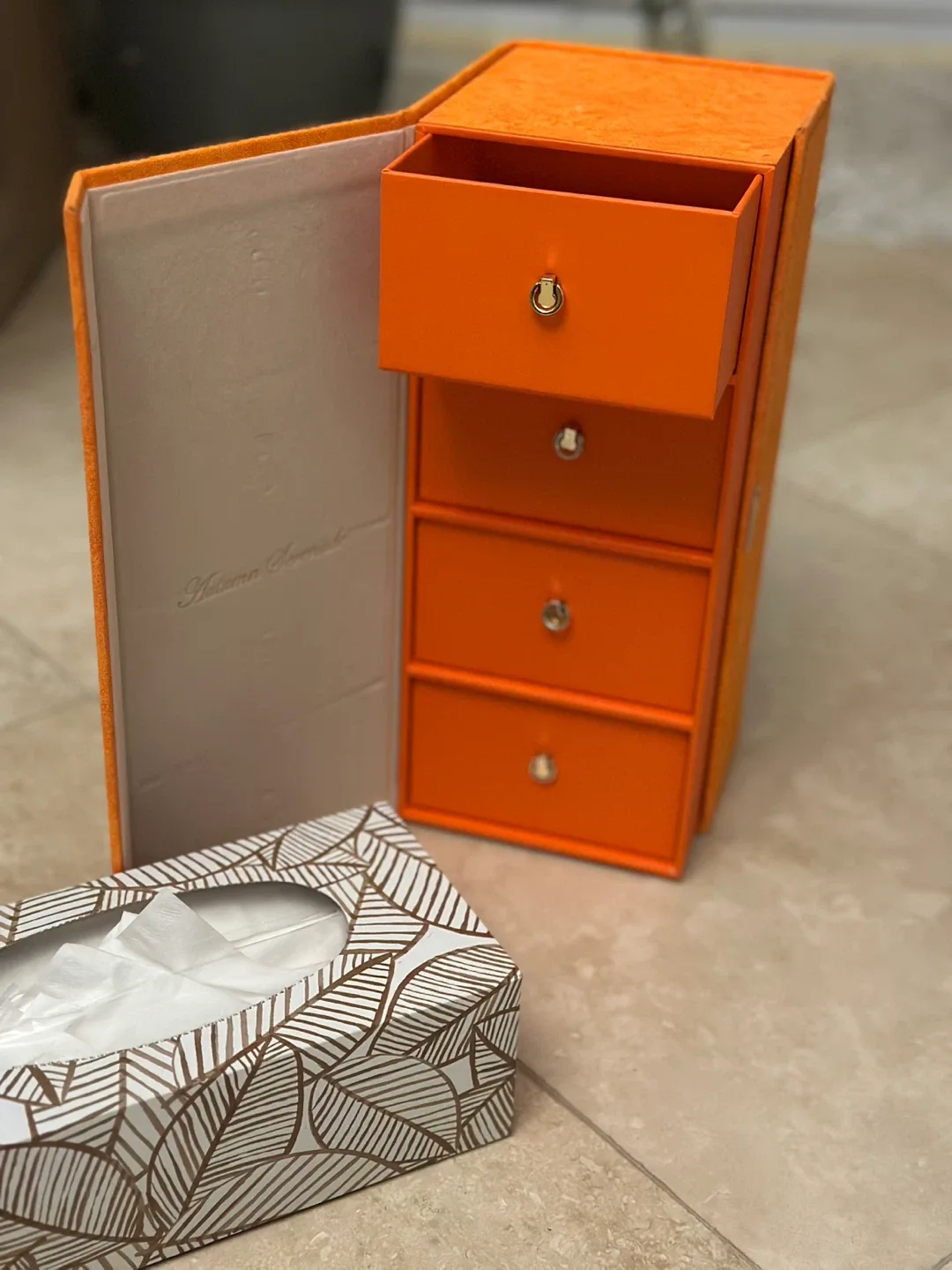 🥕Autumn Sonata Orange Jewellery Box image indicator(3)