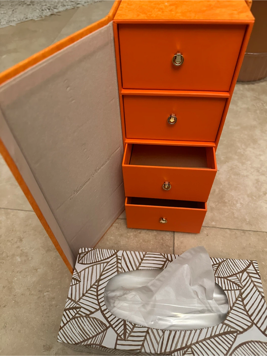 🥕Autumn Sonata Orange Jewellery Box - photo 2