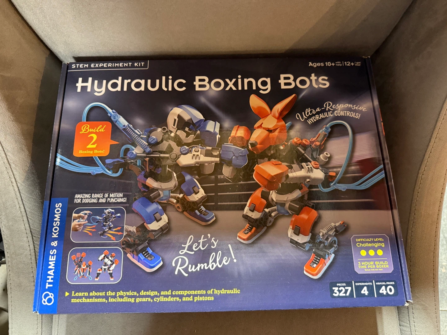 Brand New Hydraulic Boxing Bots STEM Experiment Kit