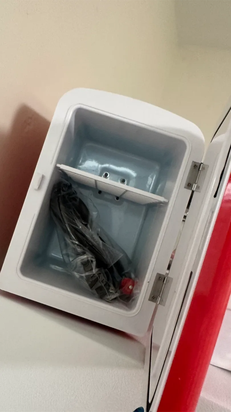 Coca Cola Mini Fridge for Bedroom Skincare Cosmatic Office image indicator(2)