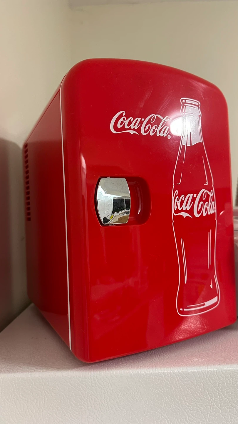 Coca Cola Mini Fridge for Bedroom Skincare Cosmatic Office