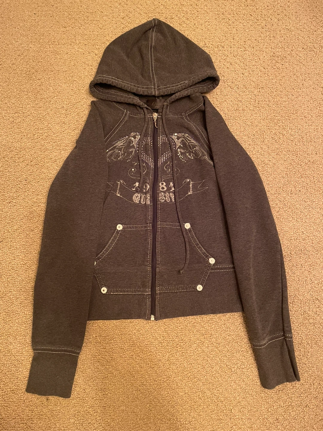 Vintage Y2K Guess zip up