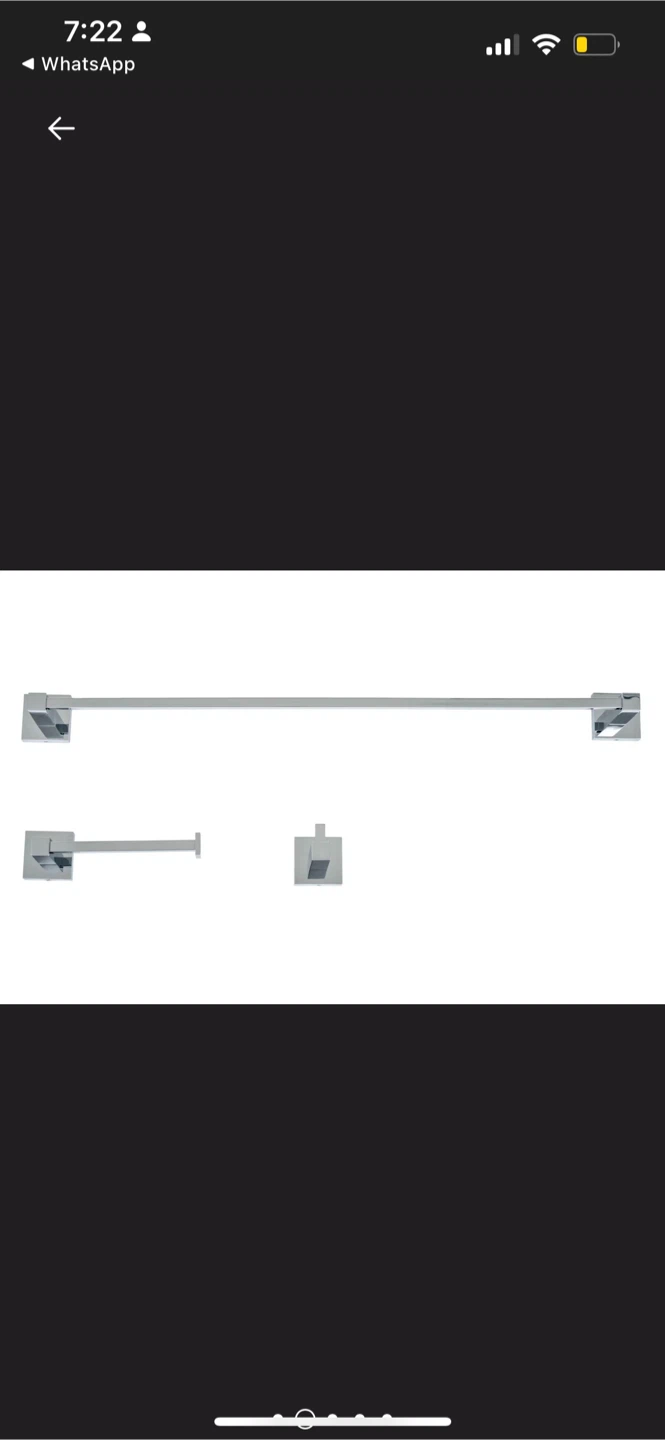 New Modern Chrome Bathroom Fixtures Set