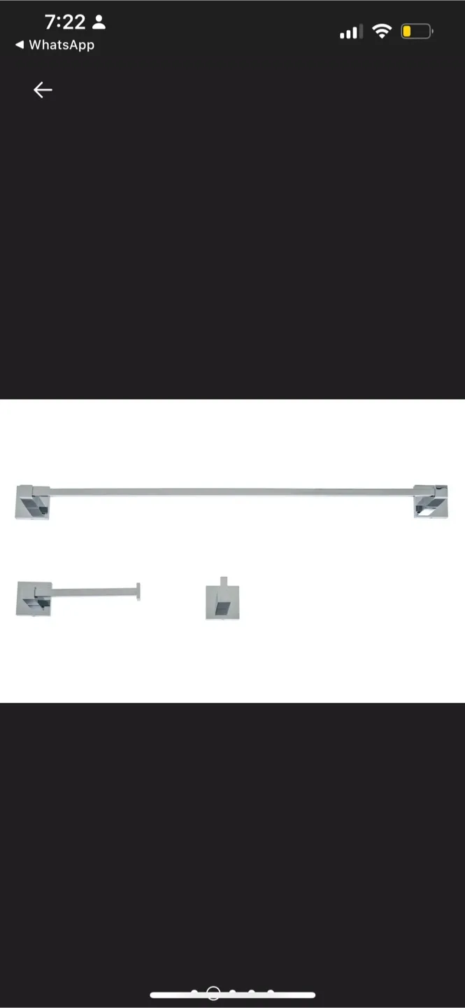 New Modern Chrome Bathroom Fixtures Set thumbnail