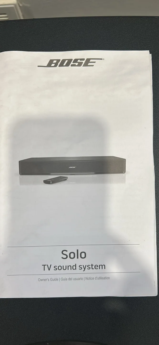 Bose Solo TV Sound System image indicator(2)