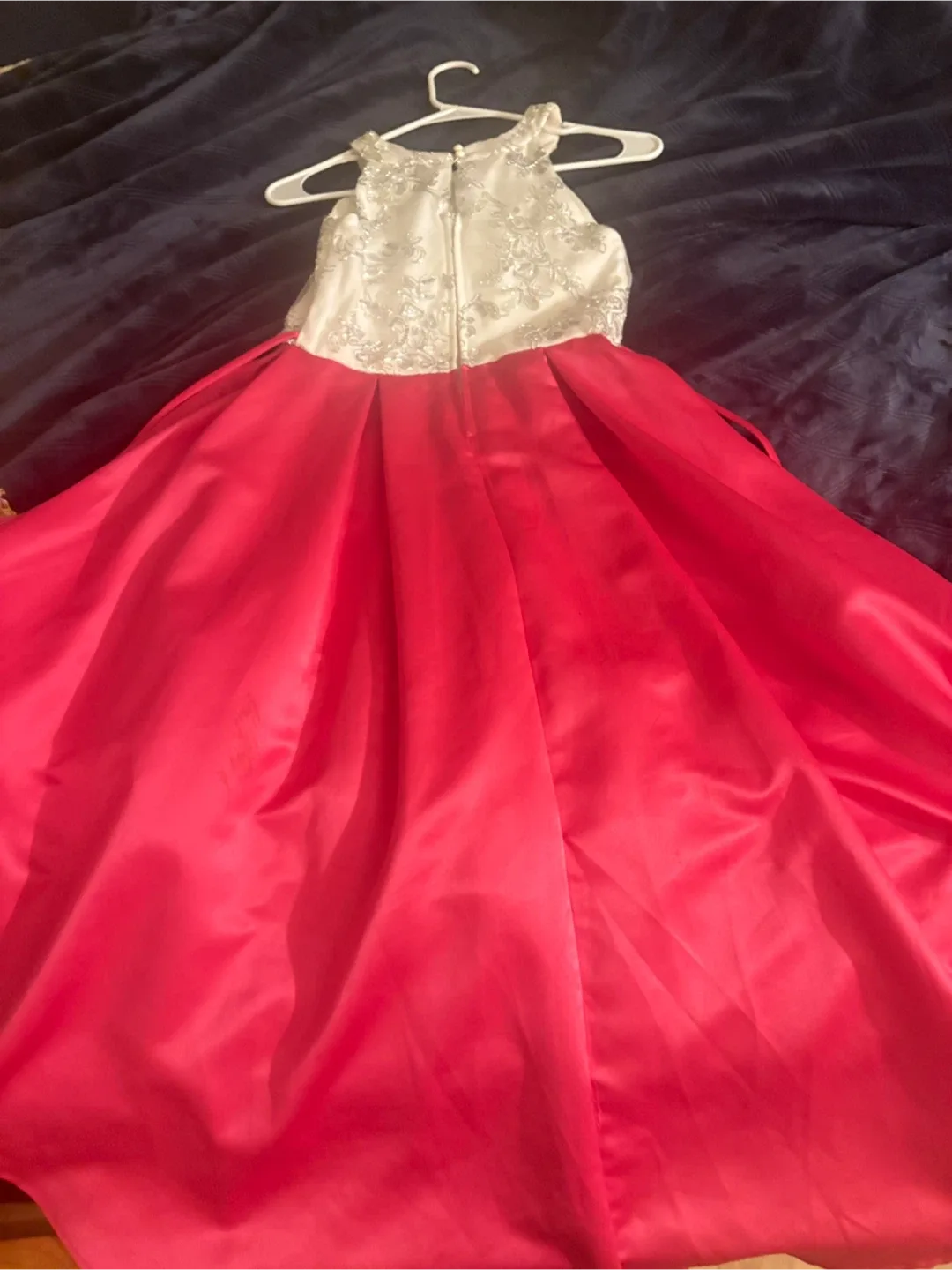 White and pink dress