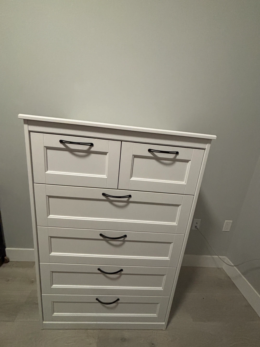 White 6-Drawer Dresser - photo 3