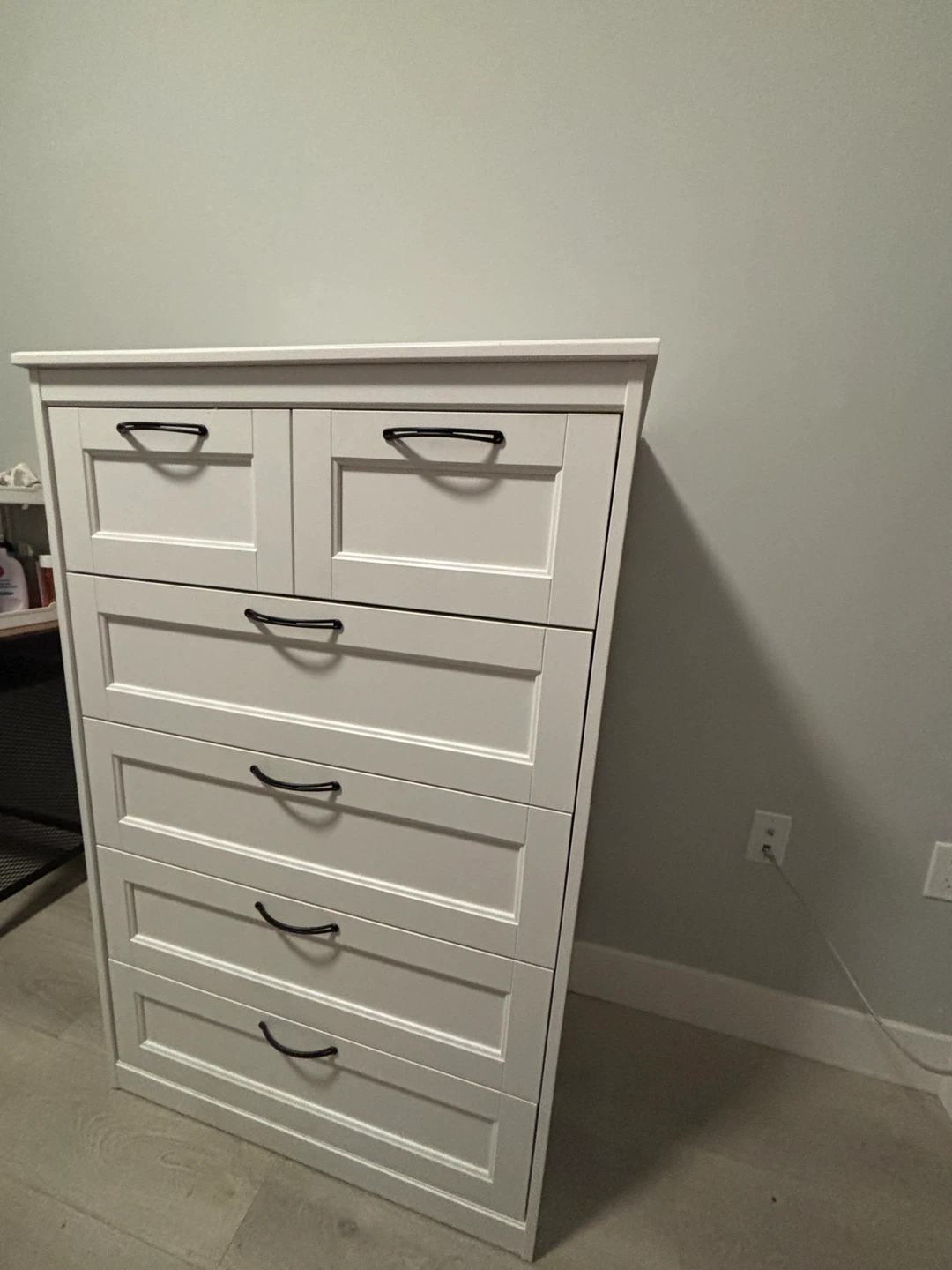 White 6-Drawer Dresser - photo 2