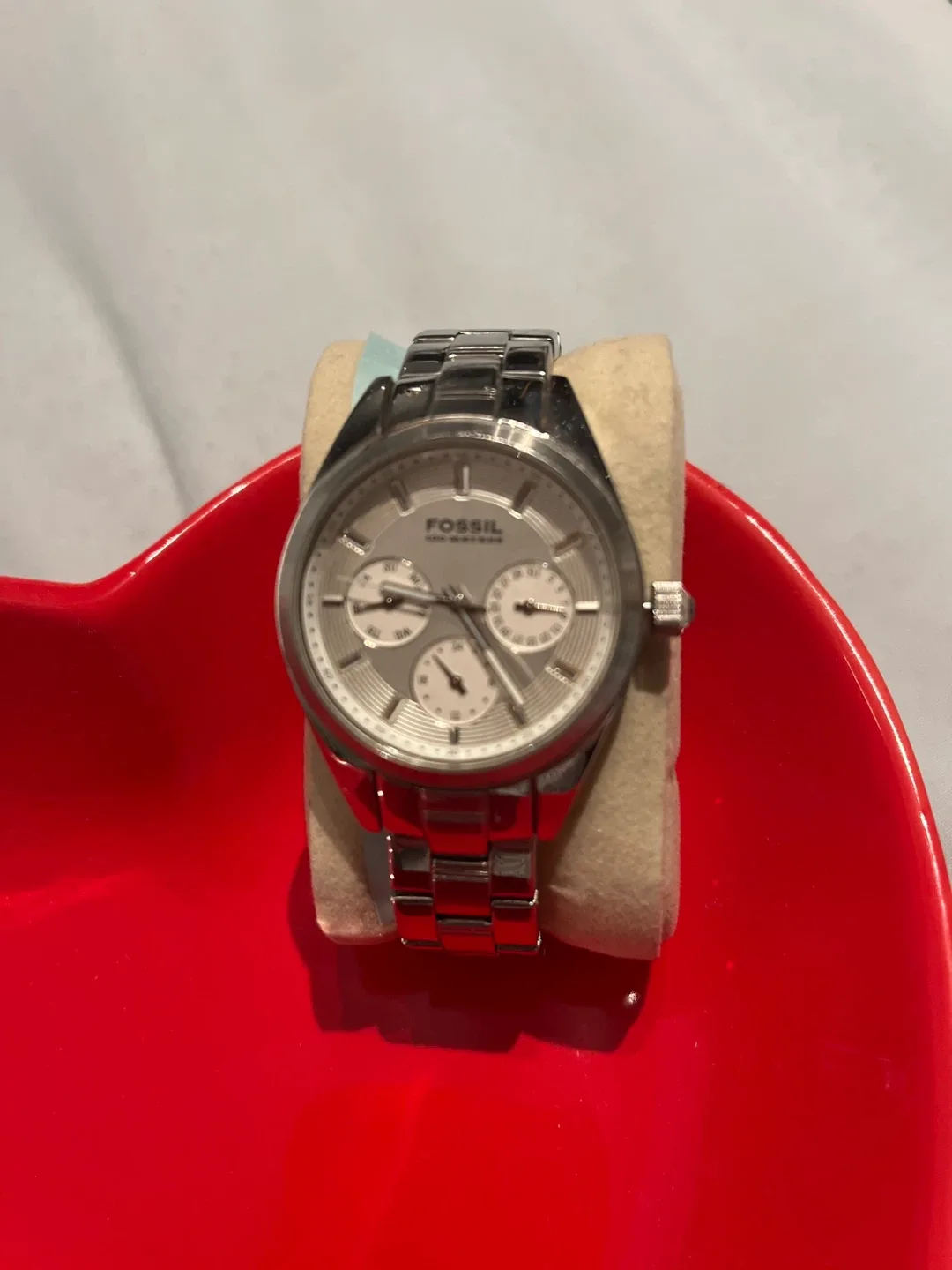 Fossil Silver unisex Watch image indicator(3)