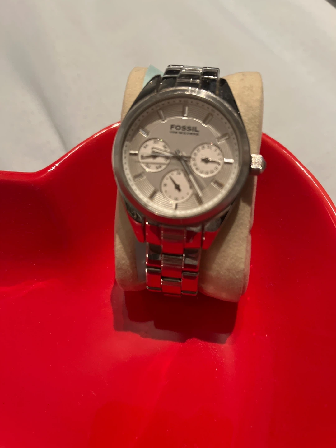 Fossil Silver unisex Watch - photo 2