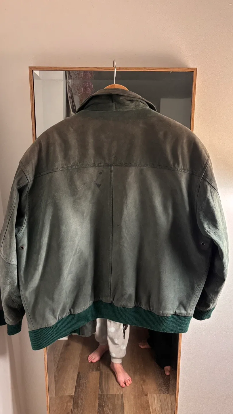Green Leather Jacket image indicator(2)