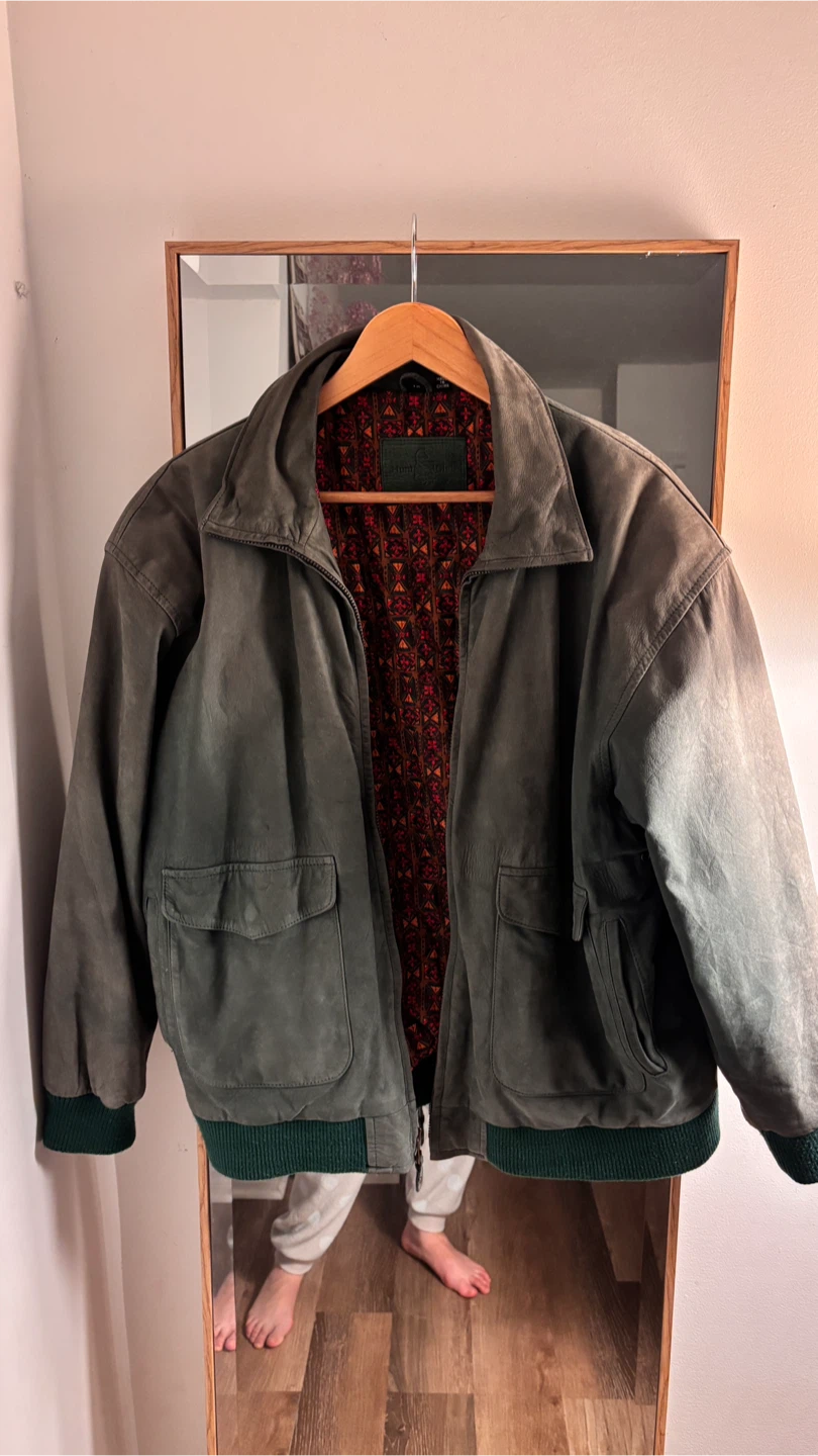 Green Leather Jacket