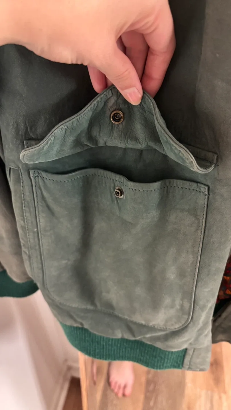 Green Leather Jacket image indicator(5)