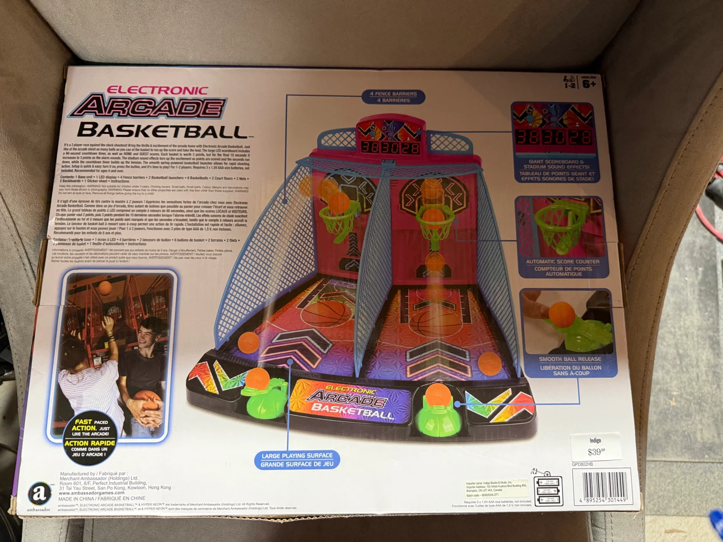 Electronic Arcade Basketball Game - New in Box - photo 2