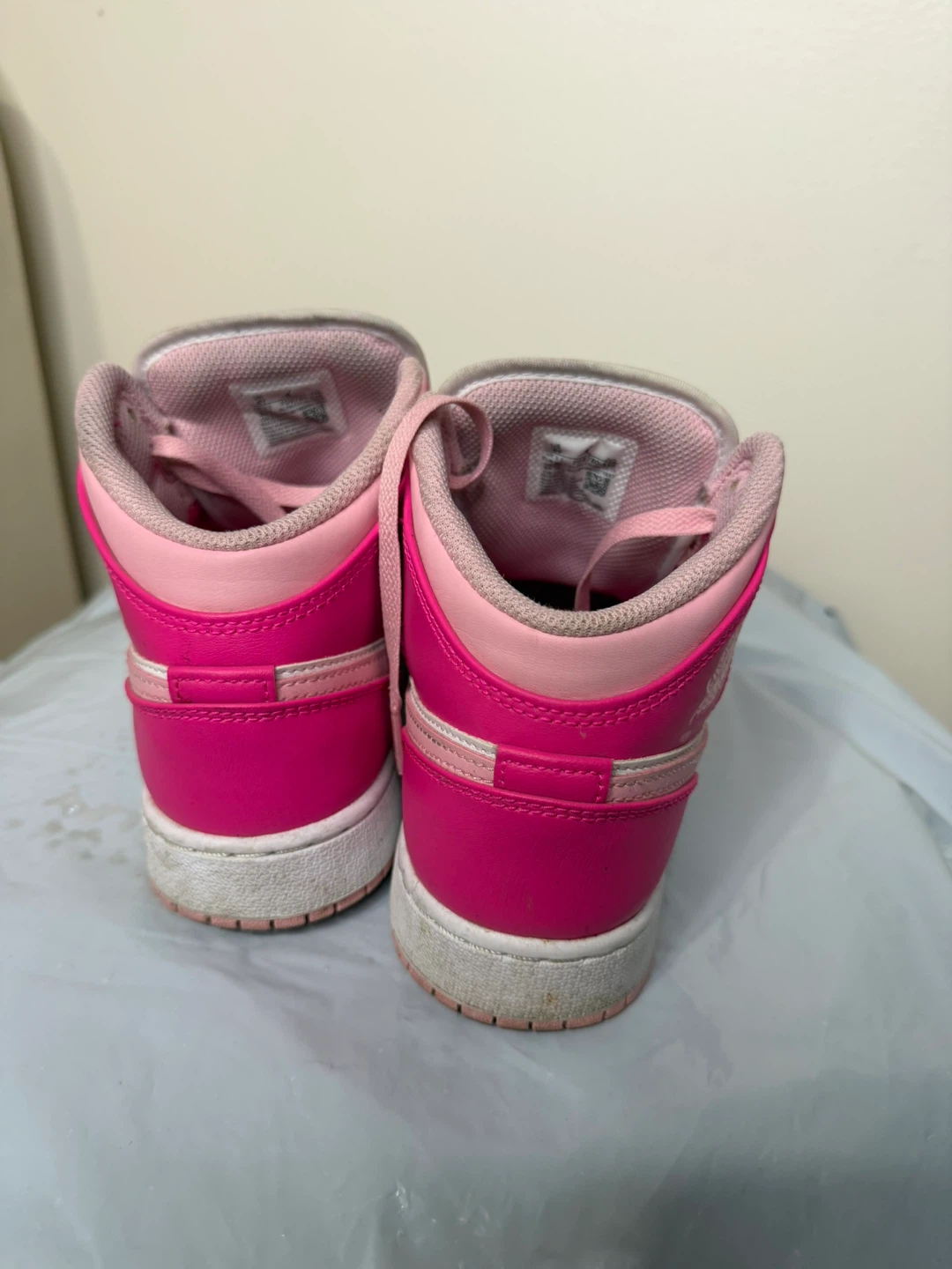 Nike Air Jordan 1 Mid Pink Shoes - photo 2