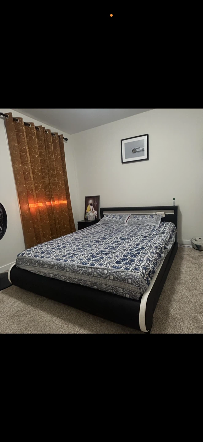 Queen Size Bed Frame - Black