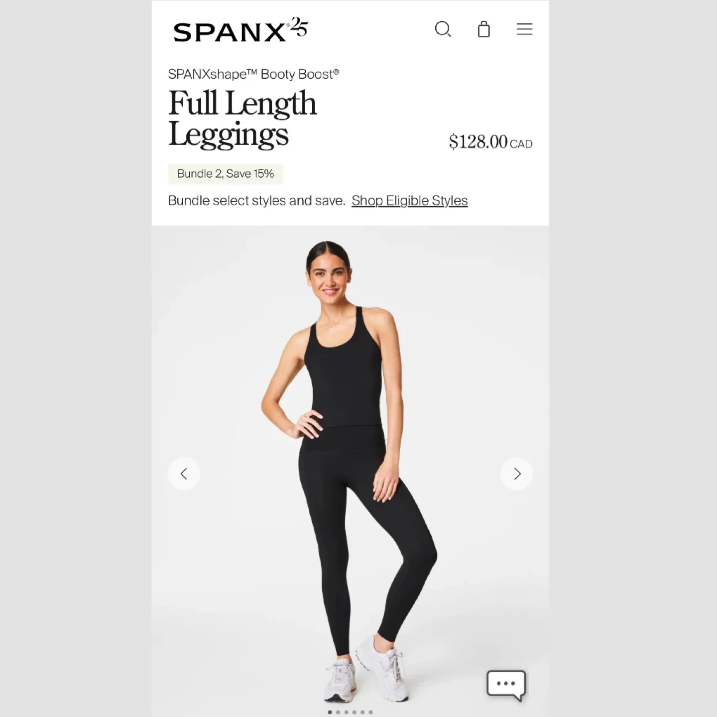 SPANX Shapewear Leggings (New) - Size M image indicator(7)