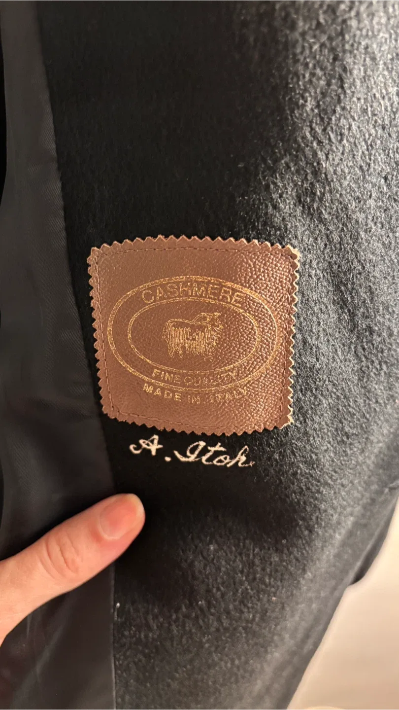 GARBO Black Cashmere Blend Coat image indicator(4)