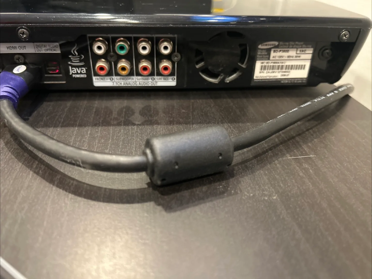 Samsung Blu-ray Disc Player BD-P3900 image indicator(5)