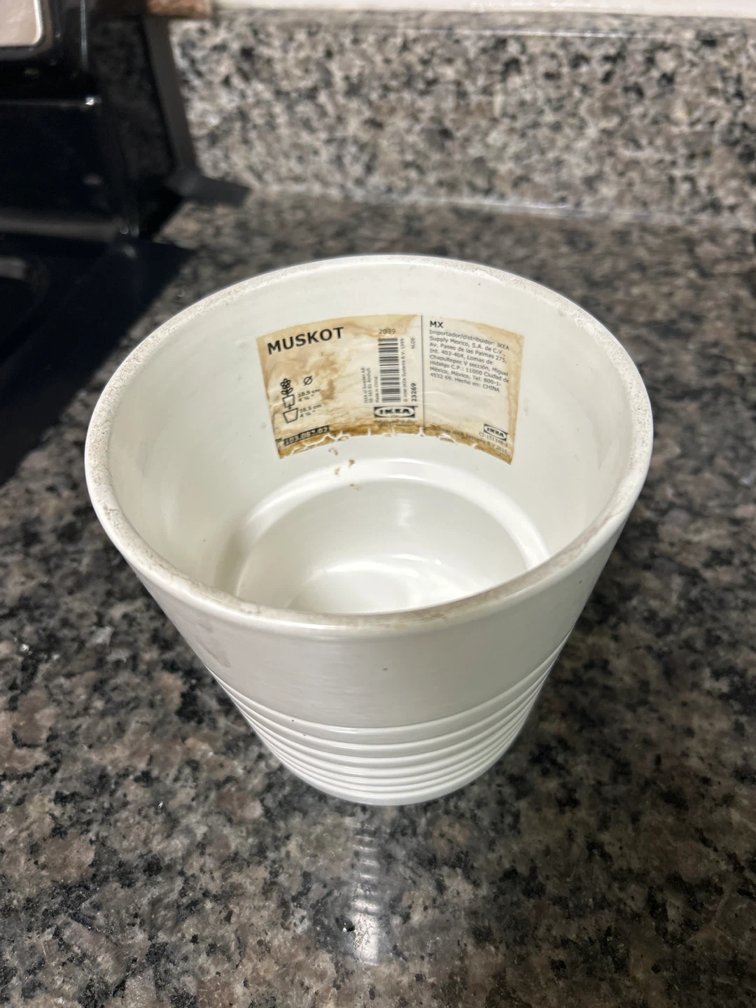 IKEA MUSKOT Flower Pot - White 🥕🥕🥕 - photo 2