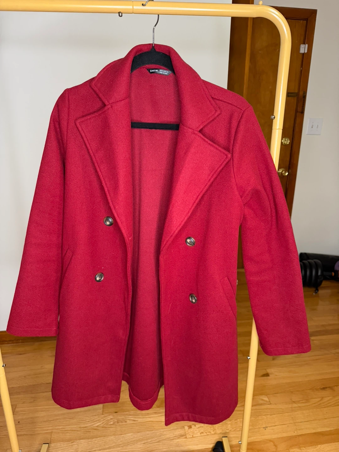 Vibrant red blazer
